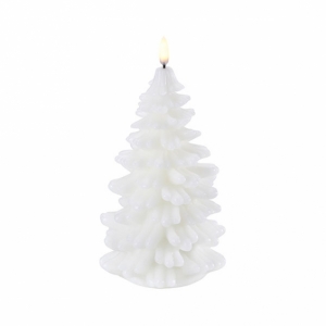 Uyuni Flameless Christmas Tree Candle  4.25 x 8 White